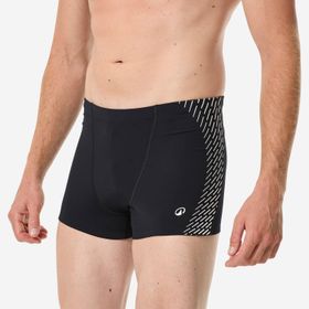 Decathlon Siyah/Beyaz - Fiti Erkek Boxer Mayo