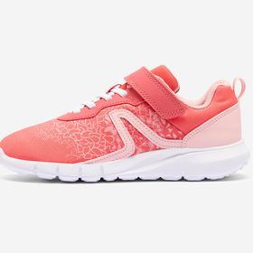 Decathlon Soft 140 Çocuk Mercan Rengi Cırt Cırtlı Spor Ayakkabı