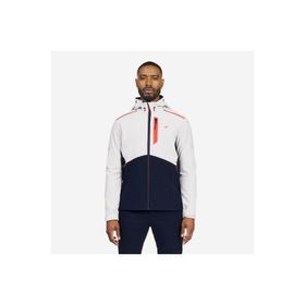 Decathlon Softshell 500 Açık Gri Siyah Rüzgar Kesen Yelkenli Erkek Mont