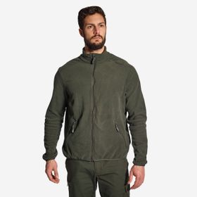Decathlon Solognac 100 Avcılık ve Doğa Gözlemi Yeşil Erkek Polar Hırka