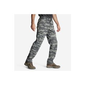 Decathlon Solognac 100 Camo Avcılık ve Doğa Gözlemi Kamuflaj Desenli Gri Erkek Pantolon