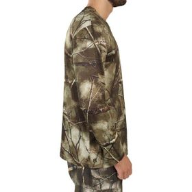 Decathlon Solognac 100 Treemetic Kamuflaj Desenli Unisex Avcılık T-shirt