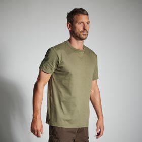 Decathlon Solognac 100 Yeşil Erkek Kısa Kollu Basic Tshirt
