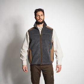 Decathlon Solognac 500 Avcılık Ve Doğa Gözlemi Gri Erkek Yelek