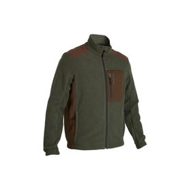 Decathlon Solognac 500 Avcılık ve Doğa Gözlemi Kahverengi Yeşil Polar