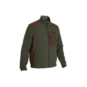 Decathlon Solognac 500 Avcılık ve Doğa Gözlemi Kahverengi Yeşil Polar