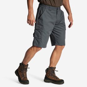 Decathlon Solognac 500 Bermuda Avcılık ve Doğa Gözlemi Gri Kargo Şort