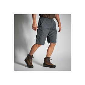 Decathlon Solognac 500 Bermuda Avcılık ve Doğa Gözlemi Gri Kargo Şort