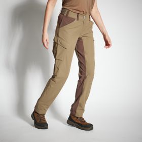 Decathlon Solognac 500 Kahverengi Avcılık ve Doğa Gözlemi Kadın Kargo Pantolon