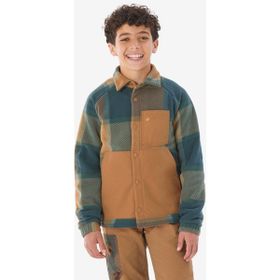 Decathlon Solognac 500 Uzun Kollu Avcılık ve Doğa Gözlemi Çocuk Avcı Gömleği Polar