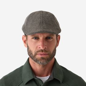 Decathlon Solognac Avcılık ve Doğa Gözlemi Bej Tweed Plate 58 cm Unisex Kasket Şapka