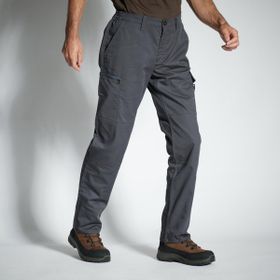 Decathlon Solognac Erkek Avcılık ve Doğa Gözlemi Gri Steppe 300 Outdoor Pantolon