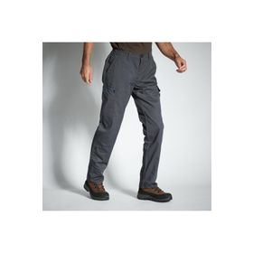 Decathlon Solognac Erkek Avcılık ve Doğa Gözlemi Gri Steppe 300 Outdoor Pantolon
