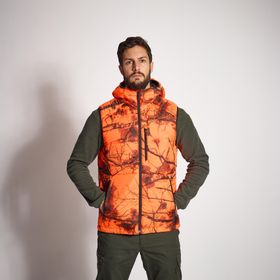 Decathlon Solognac Neon Turuncu Avcılık ve Doğa Gözlemi Erkek Şişme Yelek