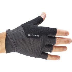 Decathlon Solognac Siyah Ball Trap Parmaksız Eldiven