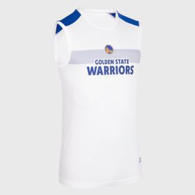 Decathlon Tarmak 500 Nba Golden State Warriors Kolsuz Beyaz Yetişkin Basketbol İçliği