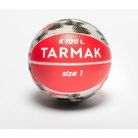 Decathlon Tarmak K100 Sünger 1 Numara Kırmızı Gri Çocuk Basketbol Topu