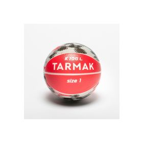 Decathlon Tarmak K100 Sünger 1 Numara Kırmızı Gri Çocuk Basketbol Topu