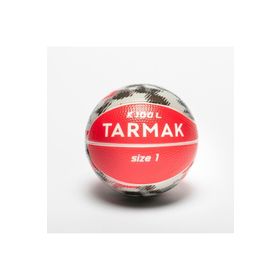Decathlon Tarmak K100 Sünger 1 Numara Kırmızı Gri Çocuk Basketbol Topu