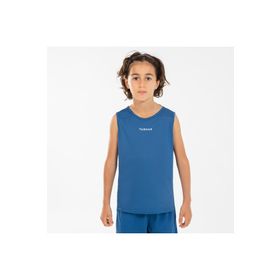 Decathlon Tarmak Mavi T100 Çocuk Kolsuz Basketbol Forması