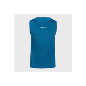 Decathlon Tarmak Mavi T100 Çocuk Kolsuz Basketbol Forması