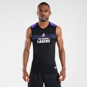 Decathlon Tarmak Siyah UT500 NBA LOS ANGELES LAKERS Erkek Basketbol İçliği