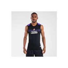 Decathlon Tarmak Siyah UT500 NBA LOS ANGELES LAKERS Erkek Basketbol İçliği