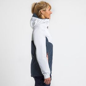 Decathlon Tribord Sailing 100 Beyaz Gri Su Geçirmez Kadın Yelkenli Montu