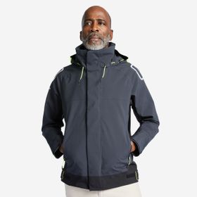 Decathlon Tribord Sailing 500 Gri Siyah Erkek Yelkenli Ceketi