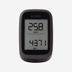 Decathlon Van Rysel 500 Siyah Kablosuz Bisiklet Sayacı