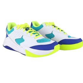 Decathlon Vs100 Confort Allsix Beyaz Mavi Yeşil Çocuk Voleybol Ayakkabısı