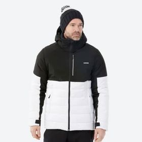 Decathlon Wedze 100 Beyaz Siyah Erkek Kayak Montu
