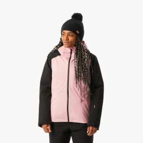 Decathlon Wedze 500 Pembe Siyah Kayak Kadın Mont
