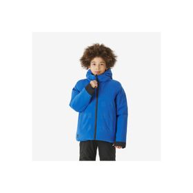 Decathlon Wedze 500 Warm Mavi Şişme Çocuk Kayak Montu