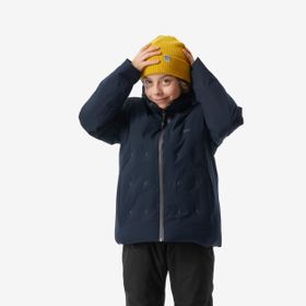 Decathlon Wedze 500 Warm Mavi Şişme Çocuk Kayak Montu