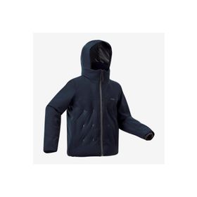 Decathlon Wedze 500 Warm Mavi Şişme Çocuk Kayak Montu