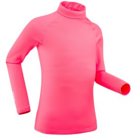 Decathlon Wedze Bl 500 Pembe Çocuk Üst Termal Kayak İçliği