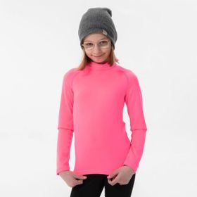 Decathlon Wedze Bl 500 Pembe Çocuk Üst Termal Kayak İçliği