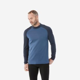 Decathlon Wedze BL500 Mavi Gri Üst Kayak Erkek Termal İçliği
