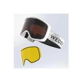 Decathlon Wedze G 100 Beyaz Yetişkin Çocuk Kayak Snowboard Maskesi