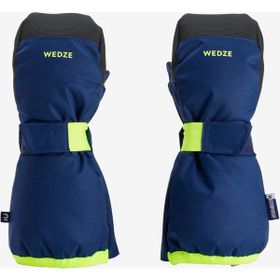 Decathlon Wedze Mavi Sarı Çocuk Tek Parmaklı Kayak Eldiveni