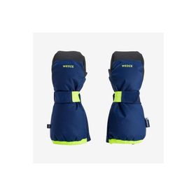 Decathlon Wedze Mavi Sarı Çocuk Tek Parmaklı Kayak Eldiveni