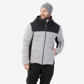 Decathlon Wedze Warm 900 Gri Siyah Şişme Kayak Erkek Mont
