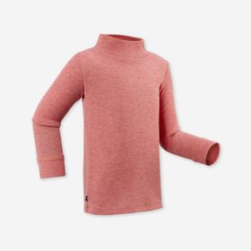 Decathlon Wedze Warm Pembe Sıcak Tutan Bebek Üst Kayak Termal İçliği