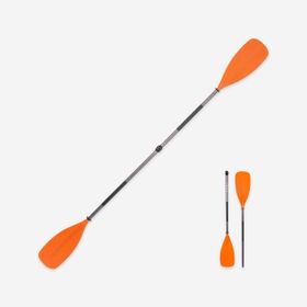 Decathlon X100 2 Parçalı Turuncu 215 cm Ayarlanabilir Simetrik Kano Küreği