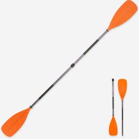 Decathlon X100 2 Parçalı Turuncu 215 cm Ayarlanabilir Simetrik Kano Küreği