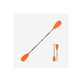 Decathlon X100 2 Parçalı Turuncu 215 cm Ayarlanabilir Simetrik Kano Küreği