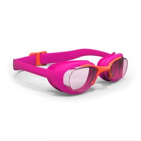 Decathlon Xbase Pembe Turuncu Şeffaf Camlar Çocuk Yüzücü Gözlüğü