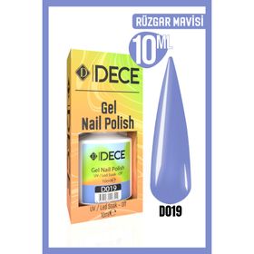 Dece Professional D019 10 ml Kalıcı Oje (mavi serisi)