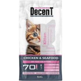 Decent 15 kg Kitten Tavuklu ve Balıklı Yavru Kedi Maması